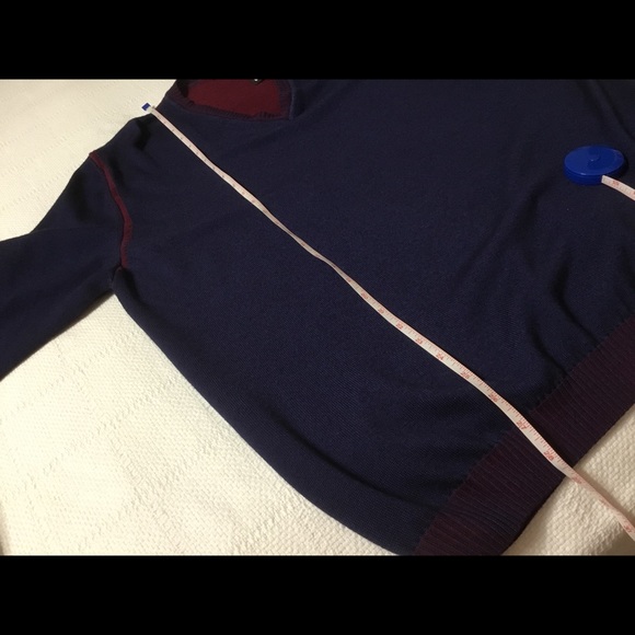 Bugatchi Night Blue Sweater XL - Picture 7 of 8